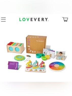 Lovevery “First sewing kit” from The Analyst kit complete 46-48month age